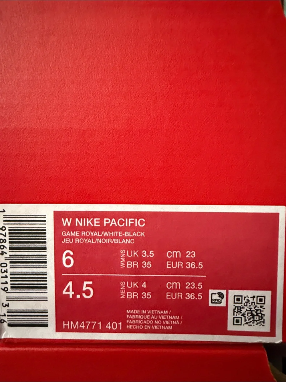 Nike Pacific Game Royal Blue HM4771-401 Women’s Size 6